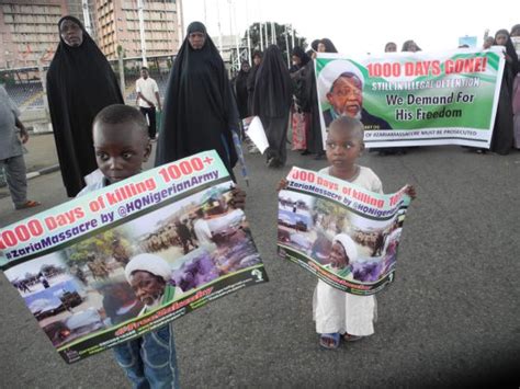 Shiites March To Aso Rock Protesting 1000th Day Of El Zakzakys