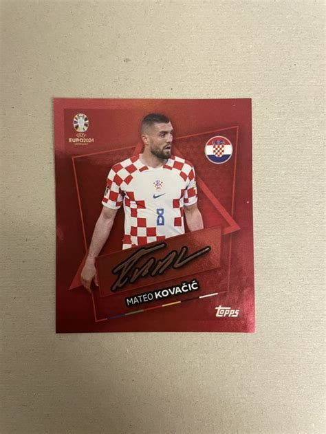 Topps Euro 2024 Mateo Kovacic Signiert CRO SP Acheter Sur Ricardo