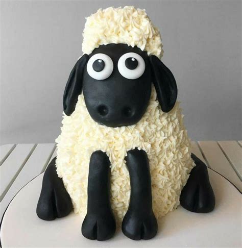 Shaun the sheep cake | Sheep cake, Shaun the sheep cake, Shaun the sheep