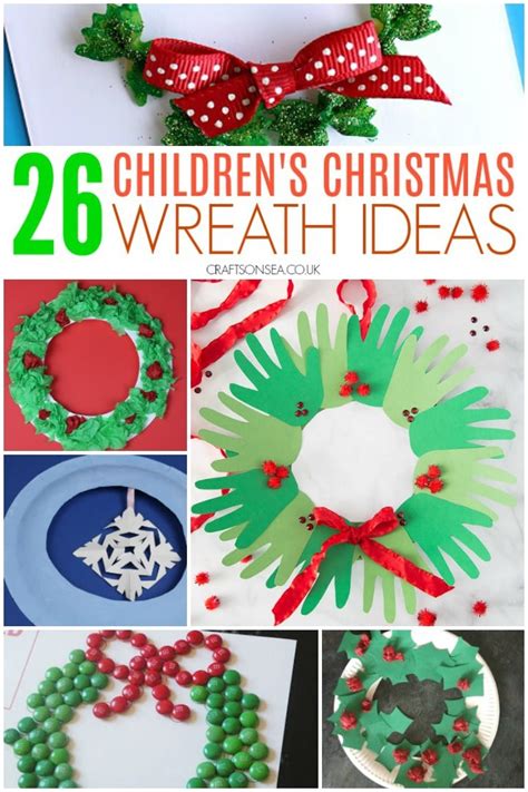 26 Easy Children's Christmas Wreath Ideas - Crafts on Sea