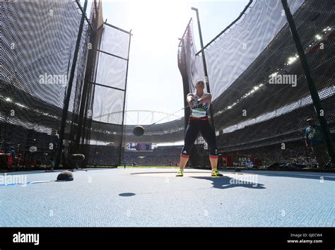 Great Britain S Sophie Hitchon In Action During The Women S Hammer