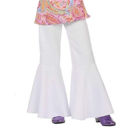 Hippie 60S Broek Wit Kind Partywinkel