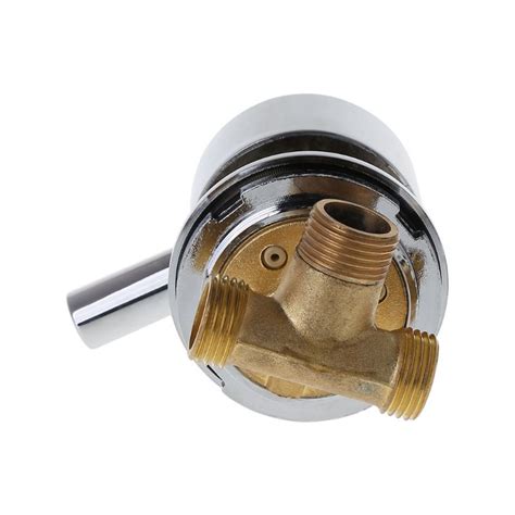 Jual G1 2 Hot Cold Water Mixing Valve Thermostatic Mixer Two In One Out Faucet For Shower