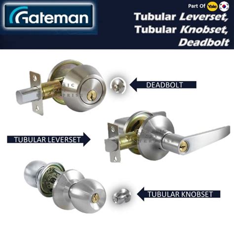 Gateman Part Of Yale Tubular Lock Knobset Leverset Deadbolt Cylindrical