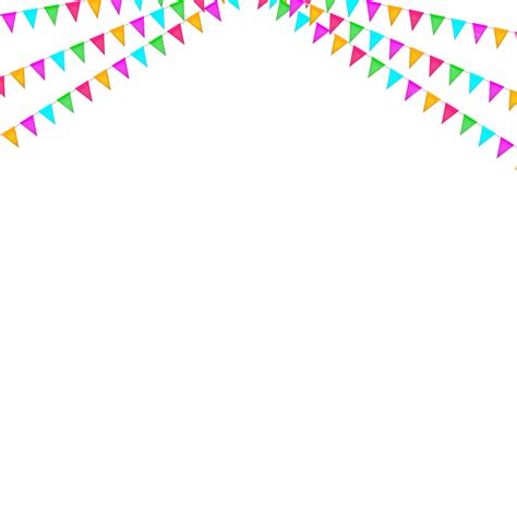 Party Confetti Multicolor Decorative Paper Flags Confetti Flag