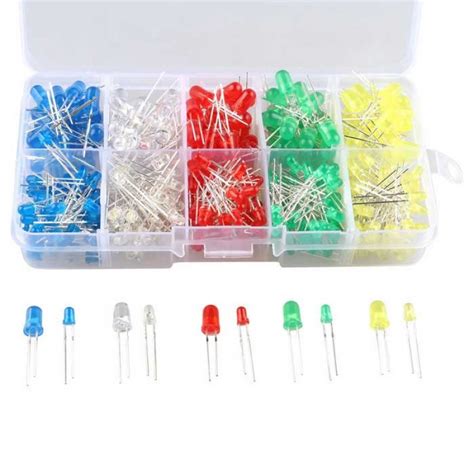 Kit De Leds De 3mm Y 5mm 375 Piezas Guatemala