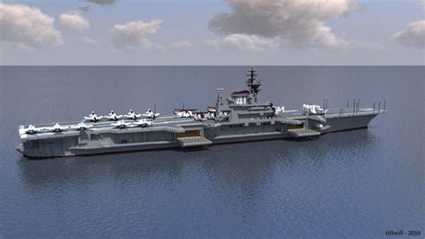 Uss Midway Cv 41 Minecraft Map