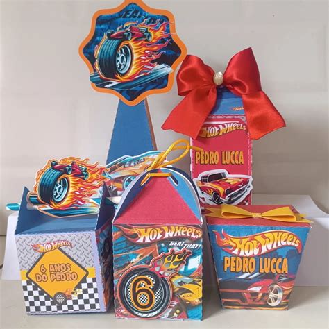 Kit Lembrancinhas Personalizadas Hot Wheels Elo