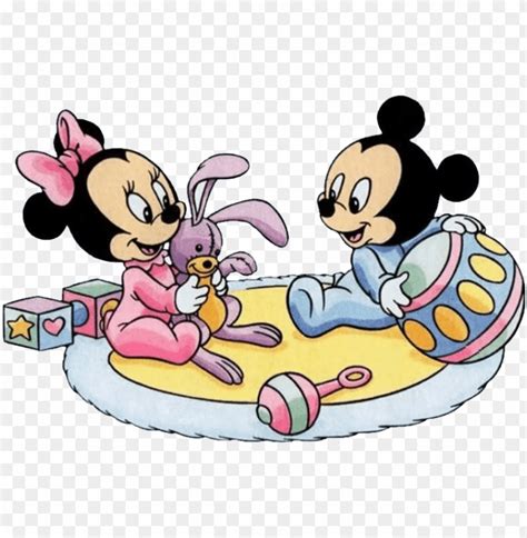 Transparent Baby Minnie Png Mickey Mouse And Minnie Mouse Baby Png