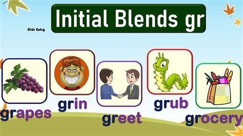 Consonant Blends Gr Initial Blends Gr Phonic Blends 2 Letter