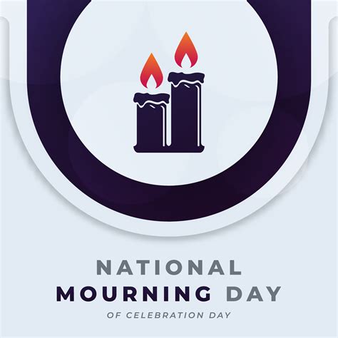 National Mourning Day Celebration Vector Design Illustration for ...