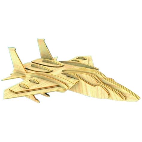 Самолет F15, деревянная модель для сборки Wooden Toys P044 - купить с ...