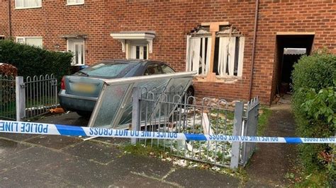 Wythenshawe Explosion Man Arrested For Attempted Murder Bbc News