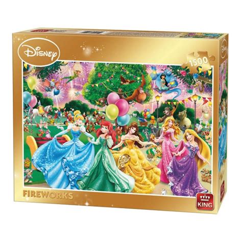 Puzzle 1500 pièces Feux d artifice Disney King Puzzles Rue des