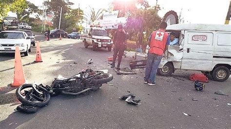 Motociclista Perdi La Vida Al Chocar Con Panel En Cojutepeque La