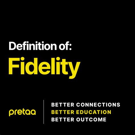 What Is Fidelity Pretaa