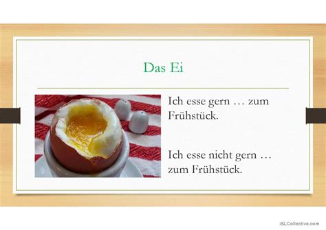 Was Isst Du Gern Zum Fr Hst Ck Deutsch Daf Powerpoints