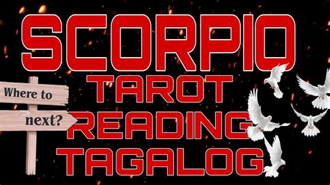 Scorpio Mensahe Para Sayo Tarot Kapalaran Horoscope Youtube