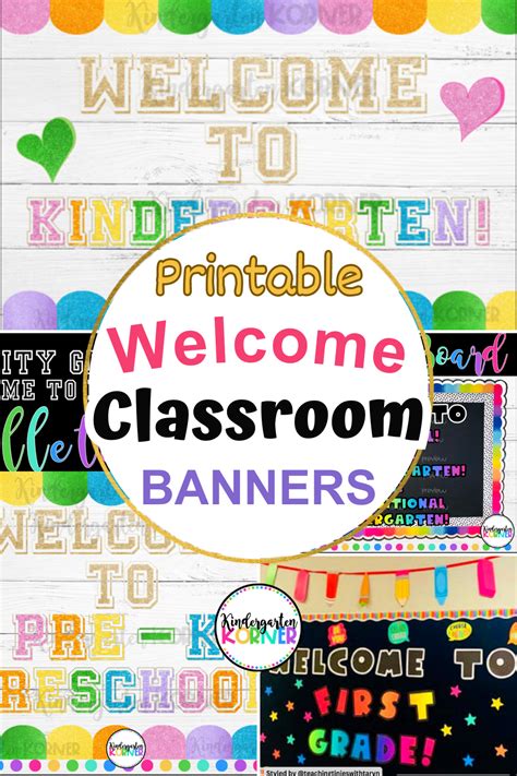 Back To School Printable Welcome Banners