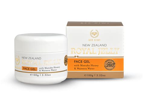 Bee Kiwi Royal Jelly Face Gel Natures Beauty Natural New Zealand