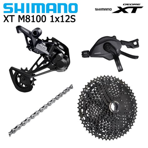 SHIMANO DEORE XT M8100 1X12 Speed Groupset Rear Derailleur SGS Right