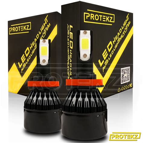 Protekz Car W Lm Kit H Led Headlight Bulb High Low Beam Light