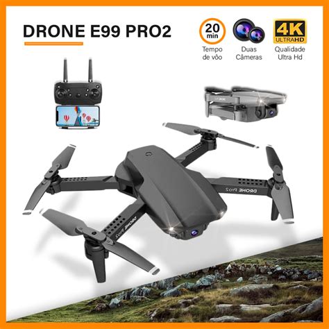 Drone E99 Pro 2 Wifi 4k Ultra HD Shopee Brasil