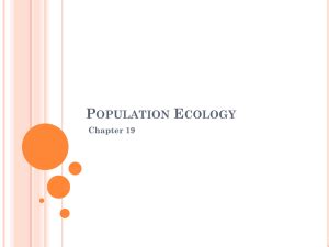 Ecology 2 Population Dynamics PDQ