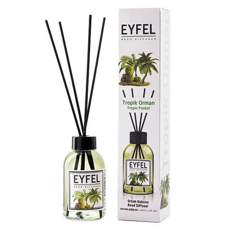 Аромадиффузор EYFEL Perfume Reed Diffuser Tropical Forest 🌳 Лёгкая ...
