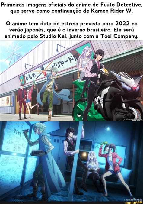 Primeiras Imagens Oficiais Do Anime De Fuuto Detective Que Serve Como