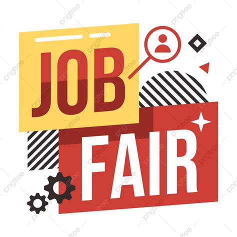 Job Fair Vector Art PNG Job Fair Design Element Job Fair We Are