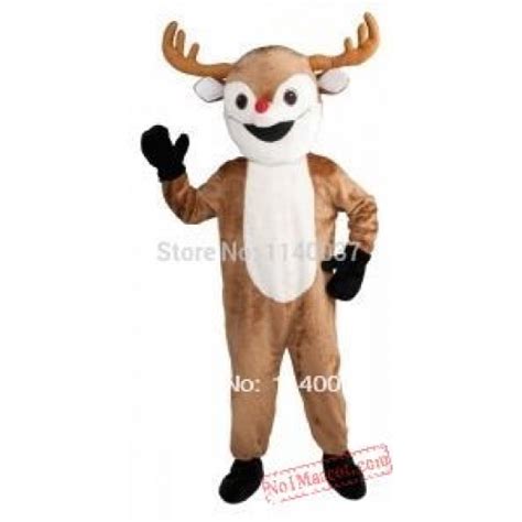 Rudolph The Red Nosed Reindeer Mascot Costume