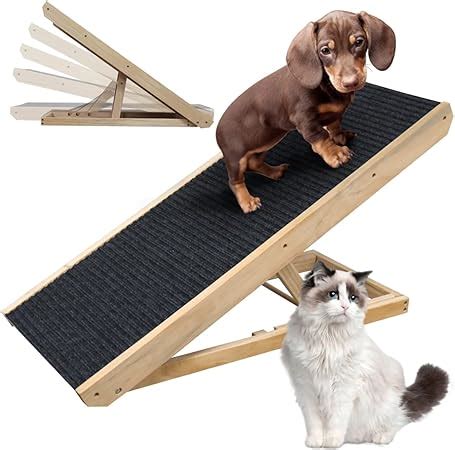 Hunderampe F R Bett Sofa Rampe Hundetreppe Klappbar Aus Holz