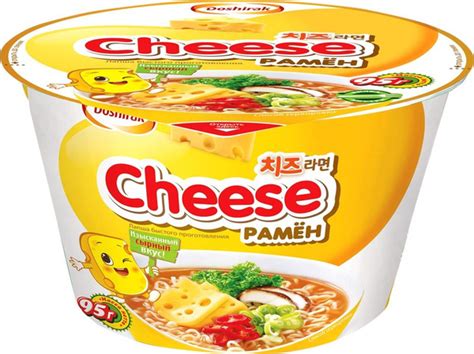 Лапша DOSHIRAK Cheese рамен с сыром, 95 г - 5 шт. - купить с доставкой ...
