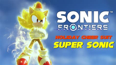 Holiday Cheer Suit For Super Sonic Sonic Frontiers Mods