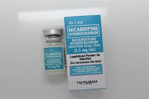 Nicardipine Hydrochloride Injection Usp 25mg10ml 25mgml