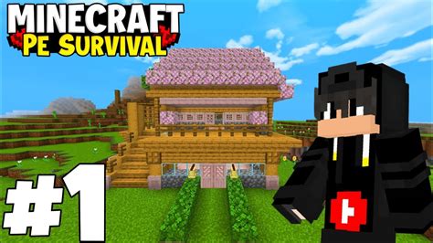 Minecraft Pe Survival Series EP 1 In Hindi I Made Survival House