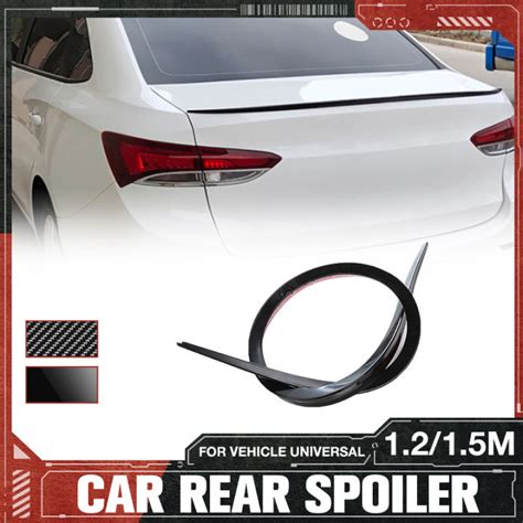 1 2M 1 5M Universal Roof Spoiler For Tesla Benz Bmw Car Styling Carbon