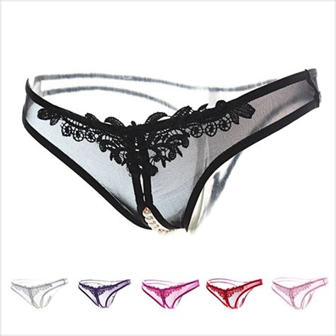 SeXyXe Nuove Donne Erotiche Crotchless Hot T Mutandine Sensuale Biancheria Intima Femminile