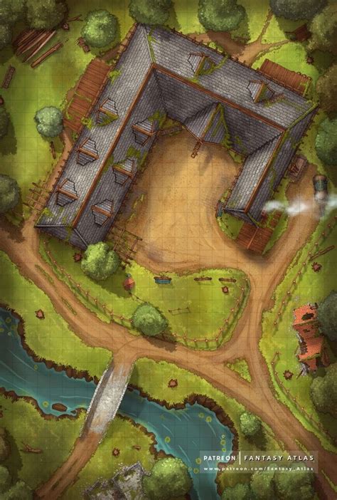 Stables Fantasy Atlas In 2024 Fantasy World Map Dungeon Maps