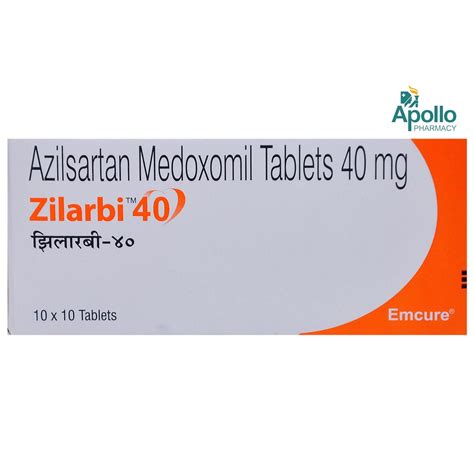 Zilarbi 40 Tablet Uses Side Effects Price Apollo Pharmacy