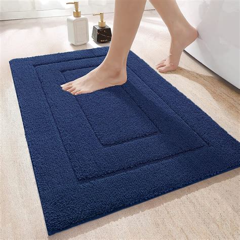 Dexi Bathroom Rug Mat Extra Soft Absorbent Premium Bath Rug Non Slip