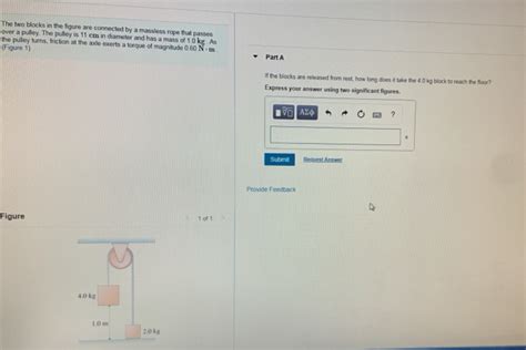 Solved The Two Blocks In The Figure Are Connected By A Chegg