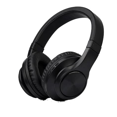 Padded Wireless Bluetooth Headphones Black Wishtrac