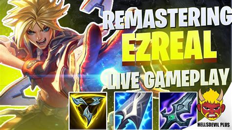 Remastering Ezreal Wild Rift Hellsdevil Plus Gameplay Youtube