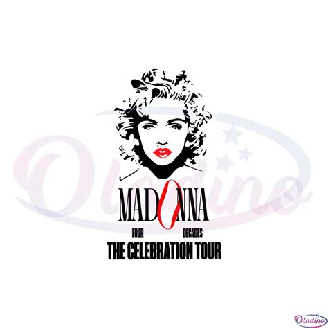 Madonna The Celebration Tour 2023 SVG Graphic Designs Files - Oladino