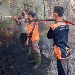 Tim Gabungan Masih Berjibaku Padamkan Dua Titik Karhutla Di Bartim