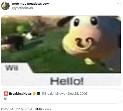 mario kart cow "Hello!" | Moo Moo Meadows Cow | Know Your Meme