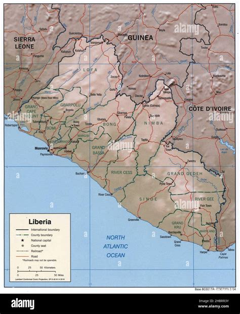 Map Of Liberia Hi Res Stock Photography And Images Alamy