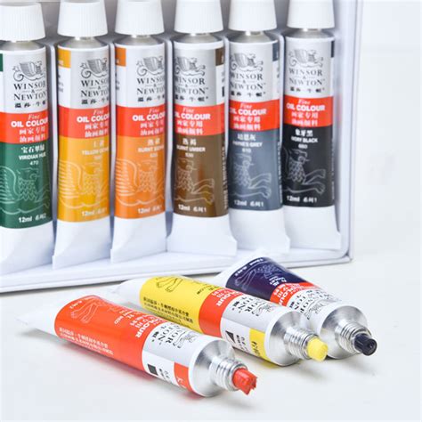 WINSOR NEWTON Professional Color Oil Paint 12 18 24 Colors 12 ML Tube